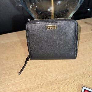 Kate Spade Black Compact Wallet